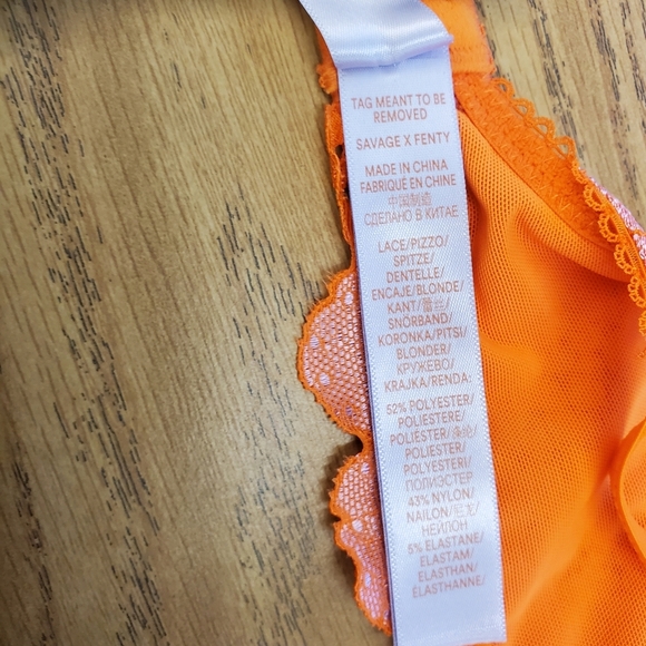 Savage X Fenty Perfect Poppies Lace Bralette 34A - Picture 5 of 9